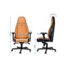 Gamer szék Noblechairs ICON Bőr Konyak/Fekete NBL-ICN-RL-CBK