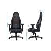 Gamer szék Noblechairs ICON Bőr Fekete/Fekete NBL-ICN-RL-BLA
