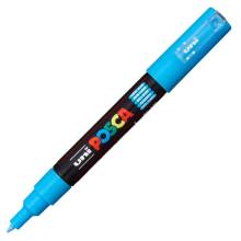 UNI POSCA Marker Pen PC-1M Extra-Fine - Light Blue 2UPC1MVK UNI POSCA Marker Pen PC-1M Extra-Fine - Light Blue 2UPC1MVK