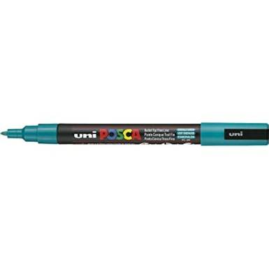 UNI POSCA Marker Pen PC-3M Fine - Emerald Green 2UPC3MSMARAGD UNI POSCA Marker Pen PC-3M Fine - Emerald Green 2UPC3MSMARAGD