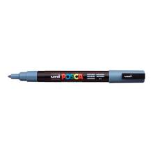 UNI POSCA Marker Pen PC-3M Fine - Slate Grey 2UPC3MPALASZURKE UNI POSCA Marker Pen PC-3M Fine - Slate Grey 2UPC3MPALASZURKE