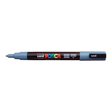 UNI POSCA Marker Pen PC-3M Fine - Slate Grey 2UPC3MPALASZURKE UNI POSCA Marker Pen PC-3M Fine - Slate Grey 2UPC3MPALASZURKE