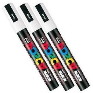 UNI POSCA Marker Pen PC-5M Medium - Grey 2UPC5MSZ UNI POSCA Marker Pen PC-5M Medium - Grey 2UPC5MSZ