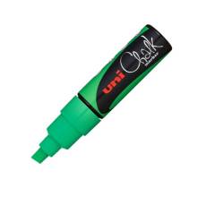 UNI Chalk Marker Pen PWE-8K Broad Chisel Tip - Fluorescent Green 2UPWE8KFLZ UNI Chalk Marker Pen PWE-8K Broad Chisel Tip - Fluorescent Green 2UPWE8KFLZ