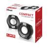 Trust Polo Compact 2.0 jack 8W USB tápellátású fekete-ezüst hangszóró 20943