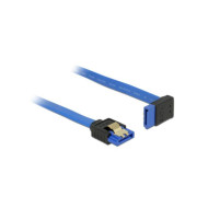 Delock Cable SATA 6 Gb/s receptacle straightreceptacle upwards angled 30cm 84996