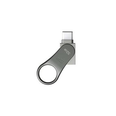 Silicon Power memory USB Mobile C80 32GB USB 3.0 Type-C Silver SP032GBUC3C80V1S Silicon Power memory USB Mobile C80 32GB USB 3.0 Type-C Silver SP032GBUC3C80V1S