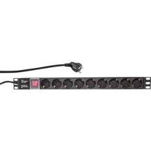 LOGILINK- 19'' 19'' power distribution unit with 9 sockets (DIN49440) PDU9C02 LOGILINK- 19'' 19'' power distribution unit with 9 sockets (DIN49440) PDU9C02