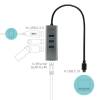 i-tec USB C Metal 3 port HUB Gigabit Ethernet 1x USB C to RJ-45 3x USB 3.0 LED C31METALG3HUB