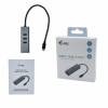 i-tec USB C Metal 3 port HUB Gigabit Ethernet 1x USB C to RJ-45 3x USB 3.0 LED C31METALG3HUB