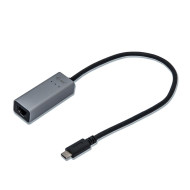 i-tec USB C adapter Metal Gigabit Ethernet 1x USB-C -- RJ-45 LED C31METALGLAN