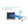 i-tec USB C adapter Metal Gigabit Ethernet 1x USB-C -- RJ-45 LED C31METALGLAN