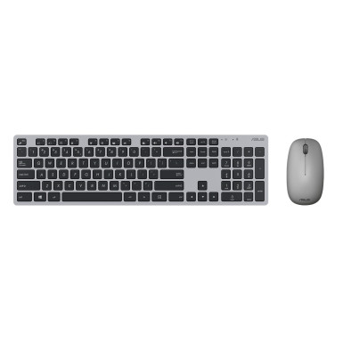 Asus W5000 wireless keyboard (HUN) + optical mouse, 1600dpi, 2.4GHz, black, 1yr 90XB0430-BKM0T0