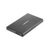 Natec RHINO GO külső USB 3.0 ház 2.5'' SATA HDD.hez/SSD, fekete alumínium NKZ-0941