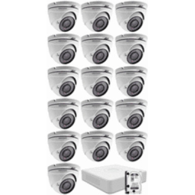 16 dome infrakamerás HIKVISION HDTVI