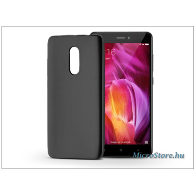 Haffner Xiaomi Redmi Note 4 Global/Note 4X szilikon hátlap - Jelly Flash Mat - fekete PT-4152