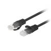 Lanberg Patchcord RJ45 cat. 6 UTP 0.25m black PCU6-10CC-0025-BK