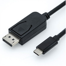 ROLINE USB C 3.1 - DP adapter M/M 2m kábellel