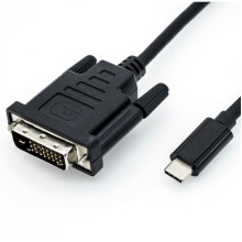 ROLINE USB C 3.1 - DVI adapter M/M 2m kábellel