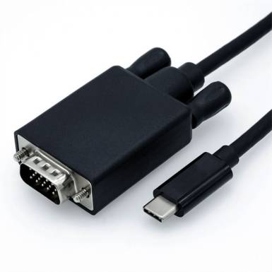 ROLINE USB C 3.1 - VGA adapter M/M 1m kábellel ROLINE USB C 3.1 - VGA adapter M/M 1m kábellel