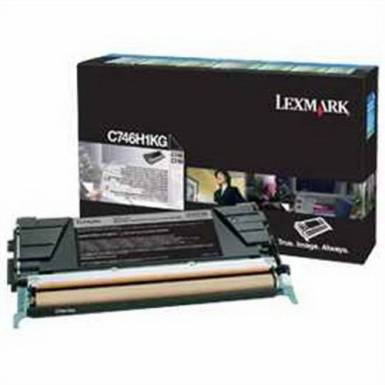 Lexmark C746 Black lézertoner, eredeti 12K/C746H1KG Lexmark C746 Black lézertoner, eredeti 12K/C746H1KG