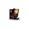 Gembird Gaming microphone & stereo headphones with volume control, glossy black GHS-402