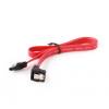 Gembird Serial ATA III 30 cm Data Cable with 90 degree bent, metal clips, red CC-SATAM-DATA90-0.3M