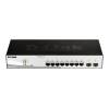 D-Link 10-Port Gigabit PoE+ Smart Switch inc. 2 SFP Ports POE budget 130W DGS-1210-10MP