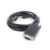 Gembird HDMI-VGA és audio kábeladapter, egy port, 3m, fekete A-HDMI-VGA-03-10