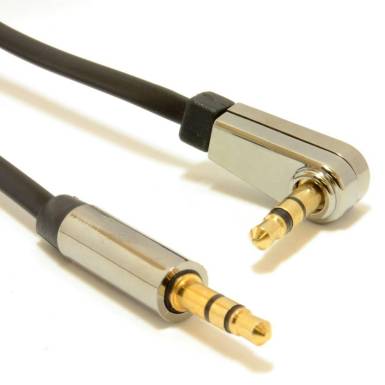 Gembird Jobb szög 3,5 mm-es sztereó audiokábel, 1.8m CCAP-444L-6 Gembird Jobb szög 3,5 mm-es sztereó audiokábel, 1.8m CCAP-444L-6