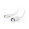 Gembird USB 3.0 cable to type-C (AM/CM), 1.8m CCP-USB3-AMCM-6-W