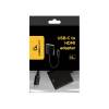 Gembird USB-C és HDMI adapter, fekete A-CM-HDMIF-01