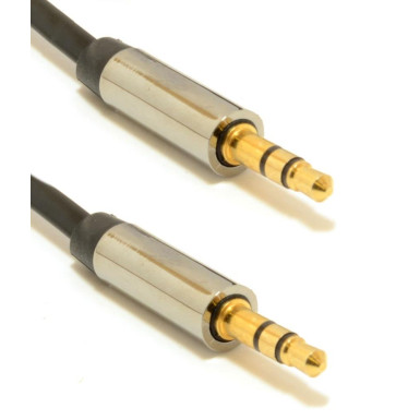 Gembird audio kábel Jack 3.5mm apa / Jack 3.5mm apa, 0.75m CCAP-444-0.75M