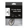 Gembird audio kábel Jack 3.5mm apa / Jack 3.5mm apa, 0.75m CCAP-444-0.75M