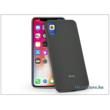 Roar Apple iPhone X szilikon hátlap - Roar All Day Full 360 - black KC0019
