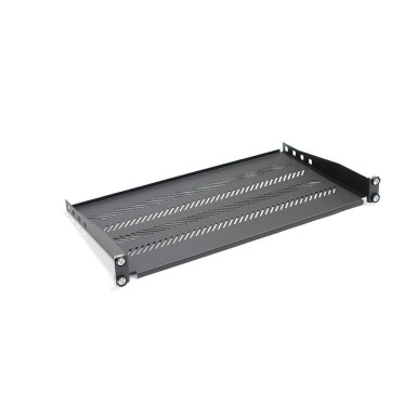 KATlink polc 19'' szekrényekhez 1U 280mm, 4 csavar TN-19-250-1U-BK