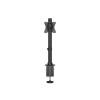 Multibrackets asztali r&ouml;gz&iacute;tő Deskmount Basic Single, d&ouml;nthető, forgathat&oacute; konzol, 15-27", fekete 7350073733293