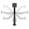 Multibrackets asztali rögzítő VESA Gas Lift Arm Single Black HD, dönthető, forgatható konzol, 15-32", fekete 7350073732449