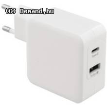 Adapter 1xUSB 1xType-C 4,8A Sweex CH-015WH