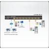 ATEN KVM 8 port LCD LED 19'' + keyboard + touchpad USB-PS/2, IP Admin CL5708IN-ATA-AG