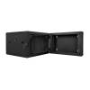 Lanberg wall-mounted double section rack 19'' flat pack 6U/600x600mm black WF02-6606-10B