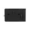 Lanberg wall-mounted double section rack 19'' flat pack 6U/600x600mm black WF02-6606-10B