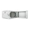 Lanberg wall-mounted double section rack 19'' flat pack 6U/600x600mm grey WF02-6606-10S