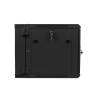 Lanberg wall-mounted double section rack 19'' flat pack 9U/600x600mm black WF02-6609-10B