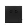 Lanberg wall-mounted double section rack 19'' flat pack 9U/600x600mm black WF02-6609-10B
