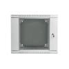 Lanberg wall-mounted double section rack 19'' flat pack 9U/600x600mm grey WF02-6609-10S