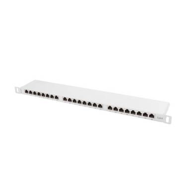 Lanberg Patch Panel 24 port 0.5U, cat. 6, shielded, grey PPS6-0024-S Lanberg Patch Panel 24 port 0.5U, cat. 6, shielded, grey PPS6-0024-S