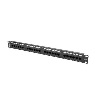 Lanberg Patch Panel 24 port 1U, cat. 5e, black PPU5-1024-B Lanberg Patch Panel 24 port 1U, cat. 5e, black PPU5-1024-B