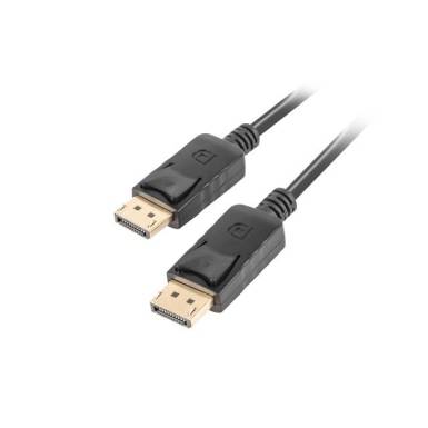Lanberg cable Display Port M/M 3m 4K black CA-DPDP-10CC-0030-BK Lanberg cable Display Port M/M 3m 4K black CA-DPDP-10CC-0030-BK