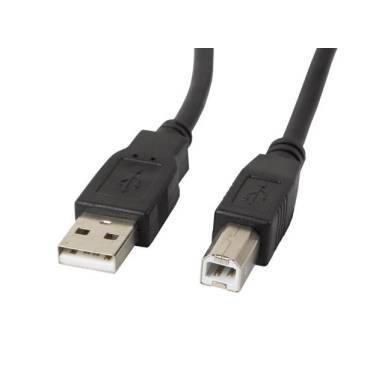 Lanberg cable USB 2.0 AM-BM with ferrite 3m black CA-USBA-11CC-0030-BK Lanberg cable USB 2.0 AM-BM with ferrite 3m black CA-USBA-11CC-0030-BK